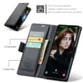 Pikkukuva 7 / 11: CaseMe Samsung A16 023 Series PU-Läder Lompakkokotelo - Musta