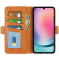 Pikkukuva 2 / 6: SKALO Samsung A16 Premium Wallet Lompakkokotelo - Ruskea