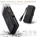 Pikkukuva 8 / 11: CaseMe Samsung A16 008 BIg Wallet 2in1 Magnet Lompakkokotelo - Musta