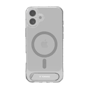 Etui Torras Pstand Series til iPhone 16 Plus (gennemsigtig)
