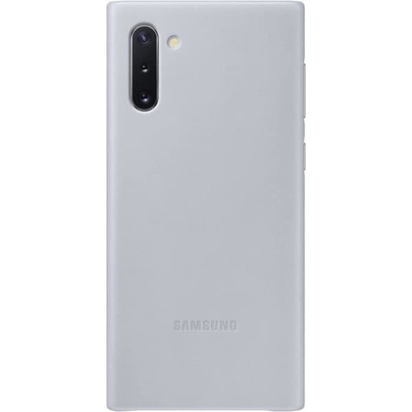 Grått Note10 läderfodral