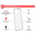 Miniatyrbild 2 av 3: Förstärkt fodral LIFE Livstidsgaranti Transparent för iPhone 13 Pro Max Force Fodral