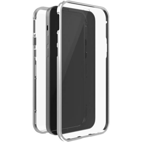 Coque - Black Rock - iPhone 13 - 360° skydd - Styv - Silver