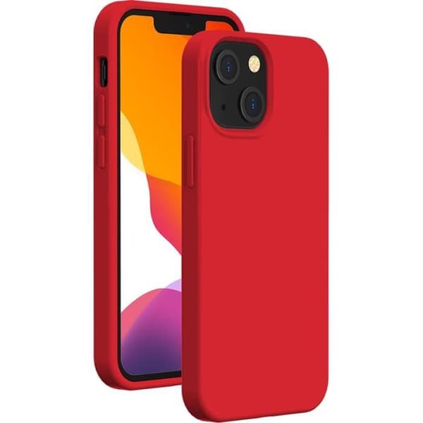 Coque - Bigben - iPhone 13 mini - Silikon - SoftTouch - Röd