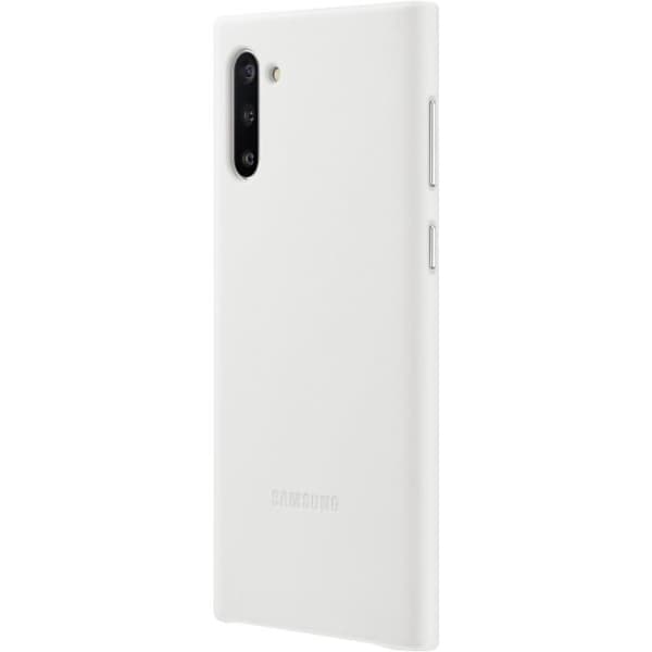 Vit Note10 läderfodral