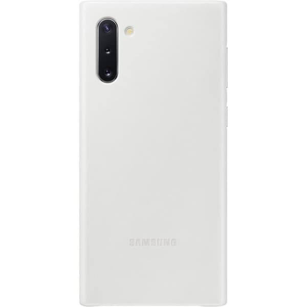 Vit Note10 läderfodral