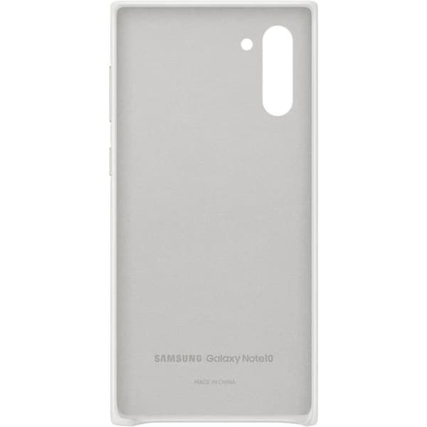 Vit Note10 läderfodral