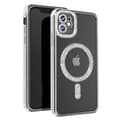 Miniatyrbild 1 av 4: Diamantfodral till iPhone 11 MagSafe Protection Rhinestone Contour Silver