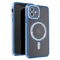 Miniatyrbild 1 av 4: Diamantfodral till iPhone 12 - AVIZAR - Rhinestone Contour - Blå - MagSafe Protection