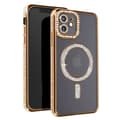 Miniatyrbild 1 av 4: AVIZAR Skyddsfodral för iPhone 12 - Gold Rhinestone Contour - MagSafe-kompatibel