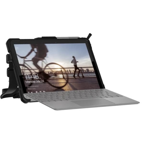 Cover - Urban Armor Gear - Plasma - Kompatibel Surface Go - 10 tum - Svart, Grå