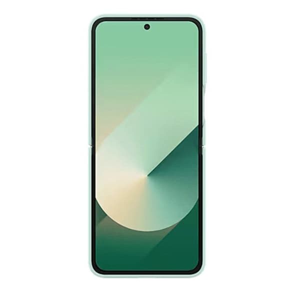 Skal - Samsung - Galaxy Z Flip 6 - Silikon - Vattengrön - Mjuk