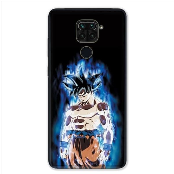 Coque - Xiaomi - Redmi Note 9 - Manga Dragon Ball Sangoku - Svart - Flexibel - Tillverkad i Frankrike