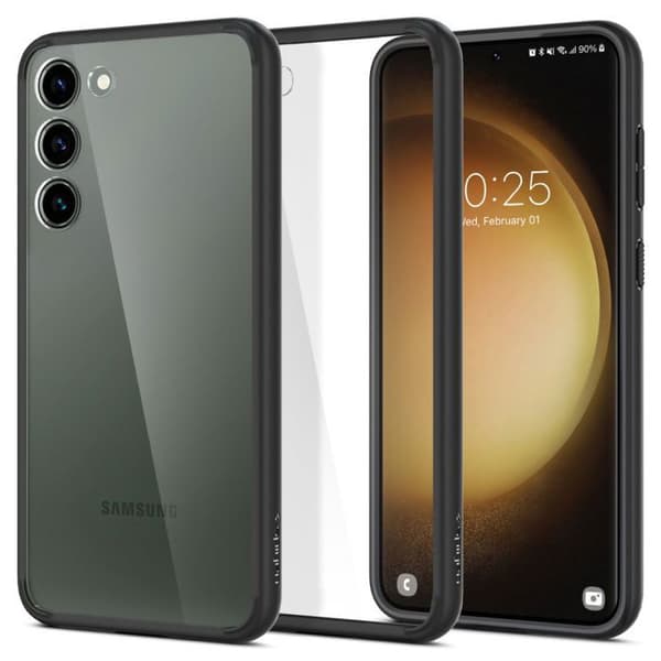 Fodral - Spigen - Ultra Hybrid - Mattsvart - Anti-fall skydd - S Pen kompatibel