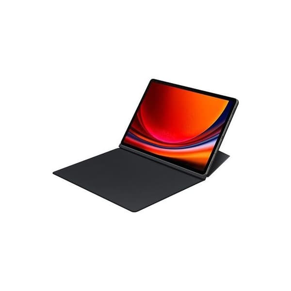 Smart bokomslag - Samsung - Galaxy Tab S9+ - Svart - Skydd - Flera positioner stöd