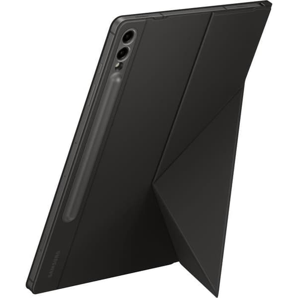 Smart bokomslag - Samsung - Galaxy Tab S9+ - Svart - Skydd - Flera positioner stöd