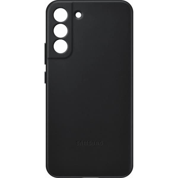 G S22+ Läderfodral Svart