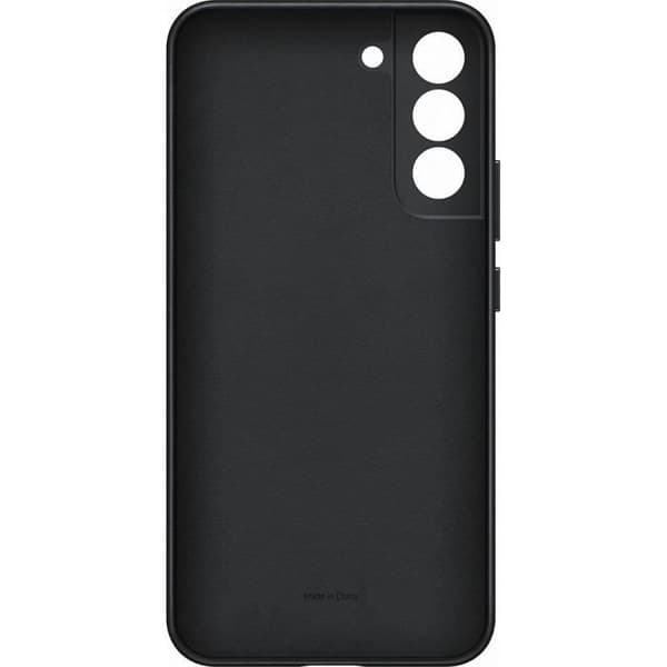 G S22+ Läderfodral Svart