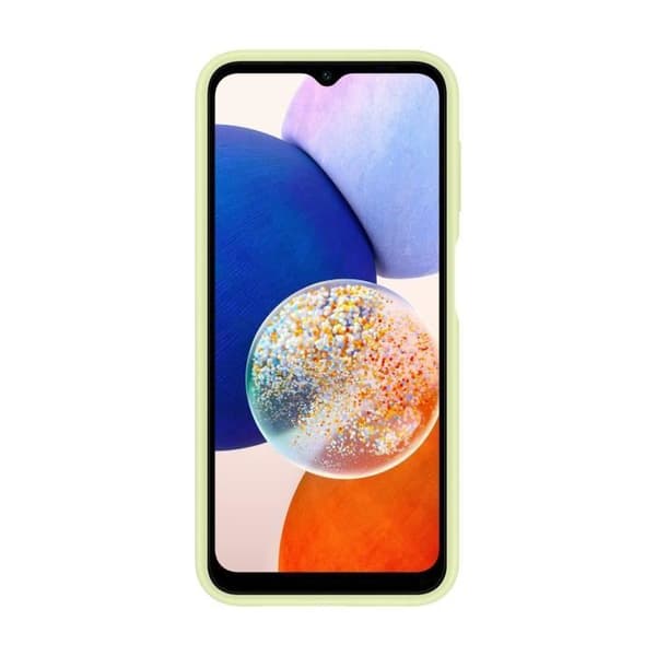 Bakskydd SAMSUNG med kortfack Galaxy A14 4G / 5G Ljusgrön