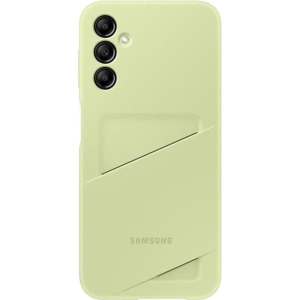 Bakskydd SAMSUNG med kortfack Galaxy A14 4G / 5G Ljusgrön