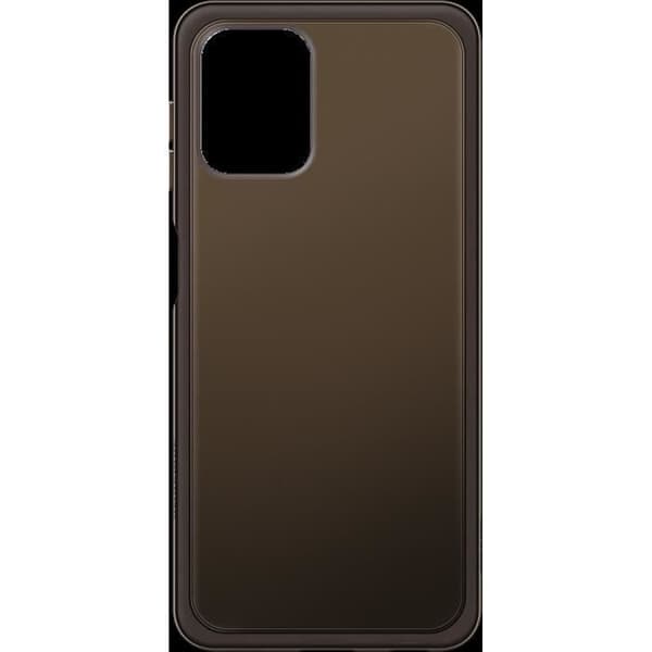 Genomskinligt mjukt fodral Galaxy A22 svart 4G