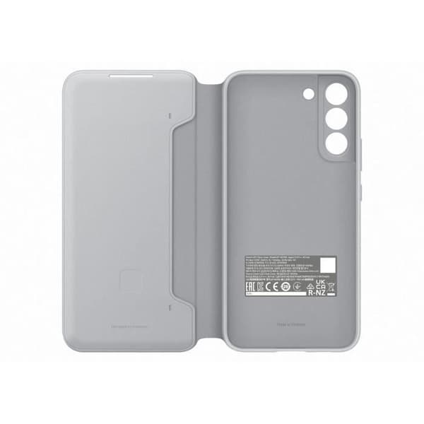 Etui Smart LED View - Samsung - Galaxy S22+ - Ljusgrå - LED-display - Kortfack