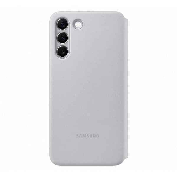 Etui Smart LED View - Samsung - Galaxy S22+ - Ljusgrå - LED-display - Kortfack