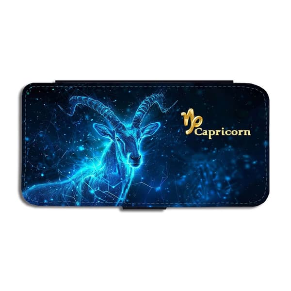 Stjernetegn Steinbukken Samsung Galaxy A21s Flip Telefonetui