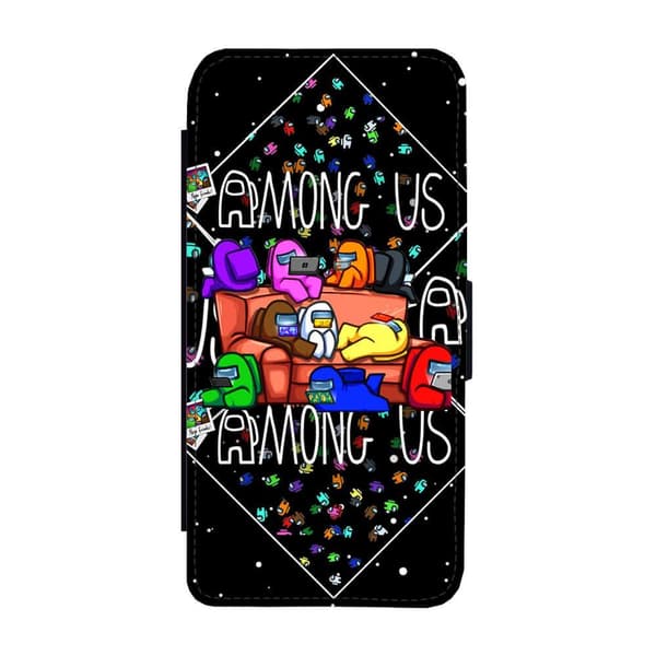 Spel Among Us Samsung Galaxy A22 5G Flip Mobilfodral