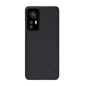 Case Nillkin Super Frosted Shield Xiaomi 12/12X/12S -puhelimelle (musta)