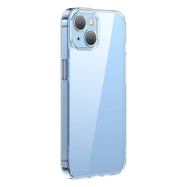 Baseus SuperCeramic läpinäkyvä lasikotelo ja karkaistu lasisetti iPhone 14 Plus -puhelimelle