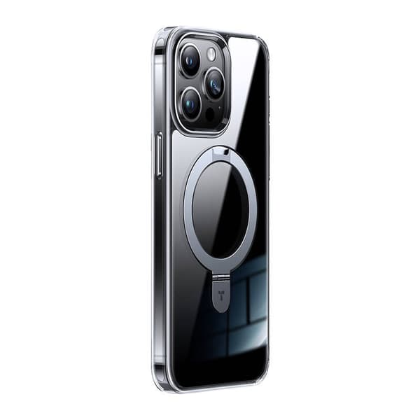 Torras puhelinkuori UPRO Ostand Clear iPhone 15 PRO:lle (läpinäkyvä)