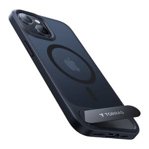 Torras puhelinkuori UPRO Pstand iPhone 15 PRO:lle (musta)