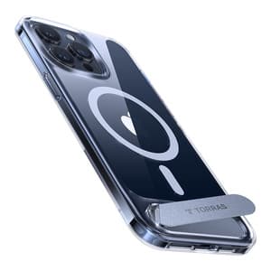 Torras puhelinkuori UPRO Pstand iPhone 15 PRO:lle (läpinäkyvä