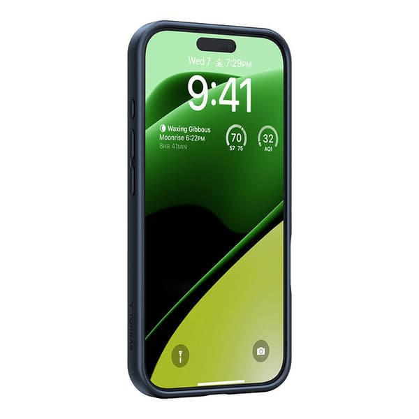 Torras Ostand Pro Cover til iPhone 16 Plus (sort)