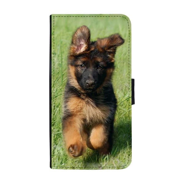Tysk Schäferhund Valp Samsung Galaxy S8 Flip Mobilfodral