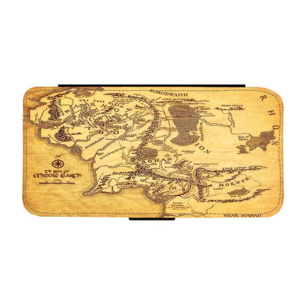 Middle Earth Map Samsung Galaxy S8 Flip Mobilfodral