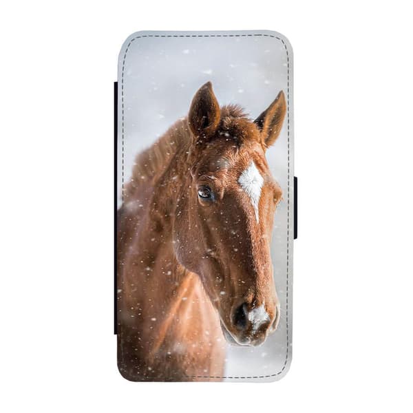 Brown Horse Flip Telefonetui Til Samsung Galaxy S8+