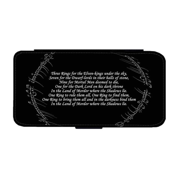 Black Speech Samsung Galaxy S8+ Flip Telefonetui