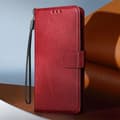 Miniatyrbild 3 av 4: Fodral till Xiaomi Redmi 14C Flip Wallet och stabil videohållare Burgundy