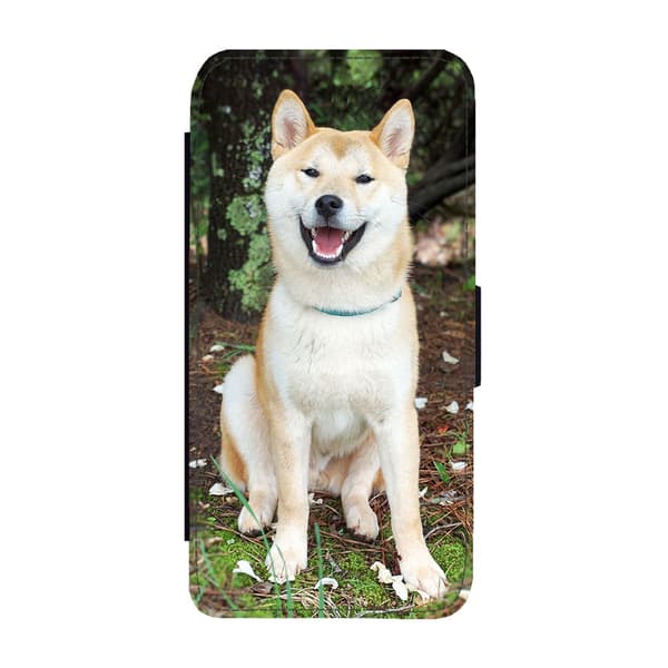 Skrattande Hund iPhone 11 Flip Mobilfodral
