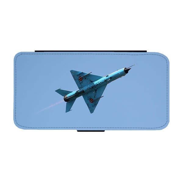 MIG-21 Supersonic Jet Fighter Flippetui Til iPhone 11 Pro Max