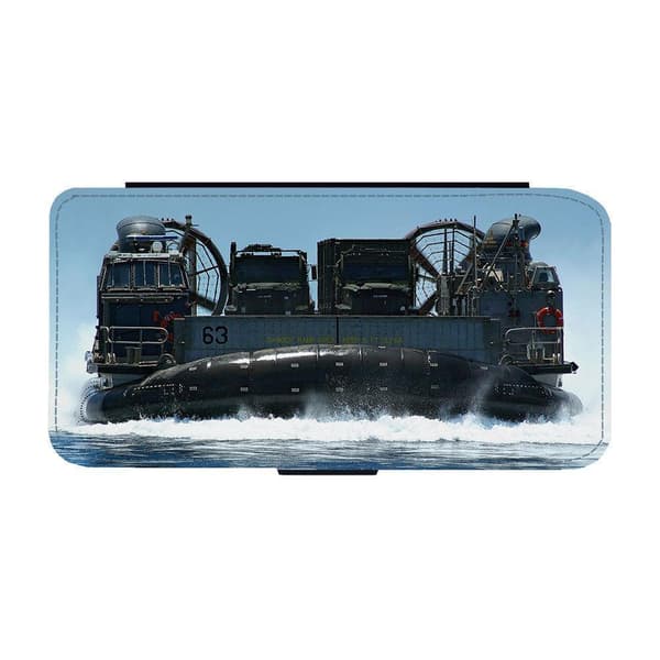 Örlogsfartyg Landstigningsfartyg iPhone 11 Pro Max Flip Mobilfodral