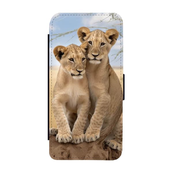 Dyr Løveunger iPhone 11 Pro Max Flippetui