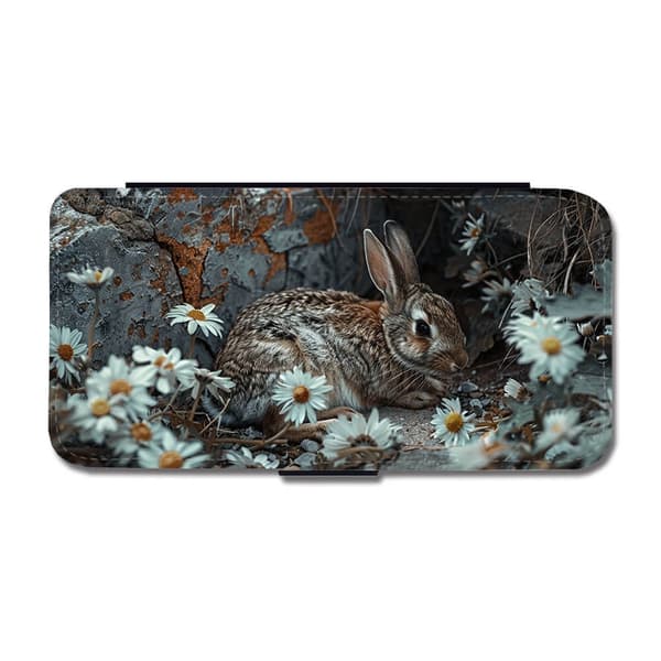 Djur Kanin iPhone 11 Pro Max Flip Mobilfodral