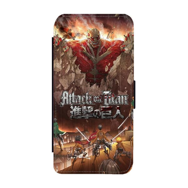 Manga Attack on Titan Flippetui Til iPhone 11 Pro Max
