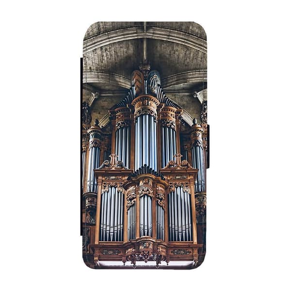 Church Organ Flip Telefonetui Til iPhone 12 Pro Max