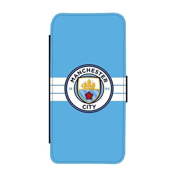 Manchester City 2016 Logo iPhone 13 Flip Telefonetui