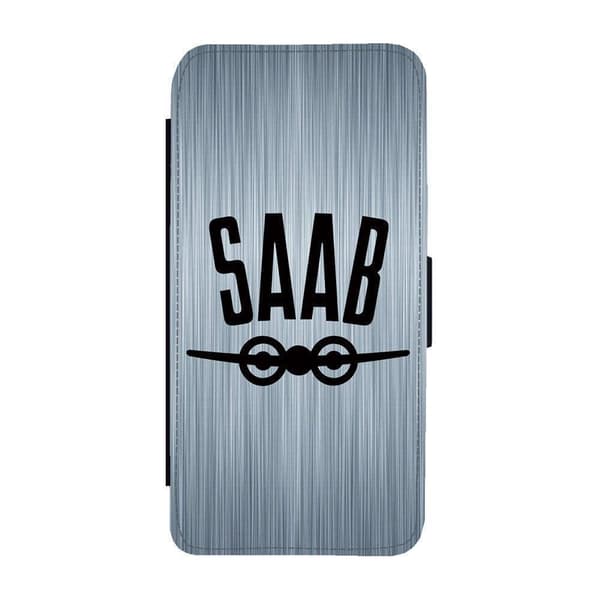 SAAB Logo Innan 1969 iPhone 13 Pro Flip Mobilfodral