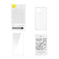 Miniatyrbilde 9 av 11: Gjennomsiktig etui og herdet glass sett Baseus Corning for iPhone 12 Pro